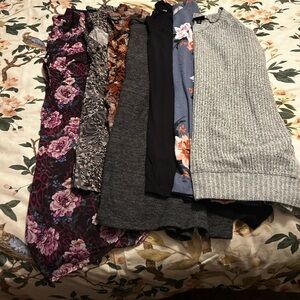 Lot of 7 2X/3X women’s Torrid long-sleeve shirts/bouses